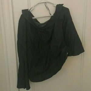Banana Republic Off Shoulder Denim Blouse